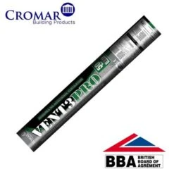 Breather Membrane Felt Underlay Cromar Vent 3 Pro - 50m X 1m Roll -Insulation Materials Shop 40415
