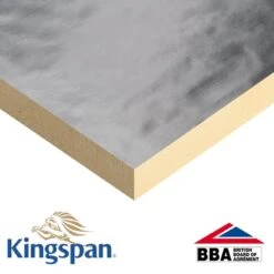 Kingspan Thermaroof TR26 PIR Flat Roof Insulation Board 2400 X 1200 X 110mm - Pack Of 3 Sheets -Insulation Materials Shop 40614