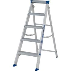 Werner 5 Tread Master Trade Stepladder - BS 2037 EN131 Professional