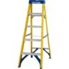 Werner 5 Tread Trade Fibreglass Step Ladder - BS 2037 EN131 Professional -Insulation Materials Shop 7160518 pi