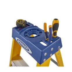 Werner 10 Tread Trade Fibreglass Step Ladder - BS 2037 EN131 Professional -Insulation Materials Shop 716series fi topwithtools 1582644921