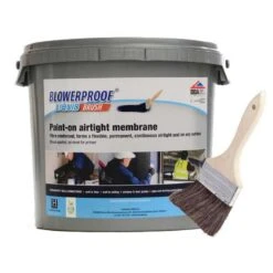 Blowerproof Liquid Brush Membrane In Blue/Black - 5kg