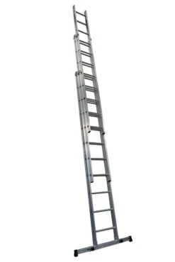 Murdoch Aluminium D Rungs D MAX 3 Section Extension Ladder -Insulation Materials Shop dmax ext ladders 3 x triple open
