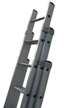 Murdoch Aluminium D Rungs D MAX 3 Section Extension Ladder -Insulation Materials Shop dmax ext ladders 3 x triple overlap