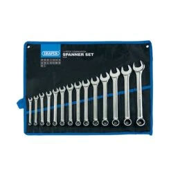 Draper HI-TORQ Metric Combination Spanner Set Of 14 - 8-24mm
