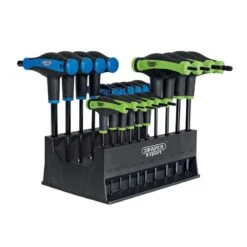 Draper Expert Soft Grip T Handle Hexagon & TX-STAR End Key Set - Pack Of 20
