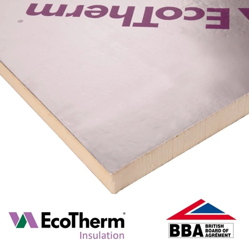 EcoTherm Eco-Versal PIR Insulation Board - 2.4m X 1.2m X 60mm 4 EcoTherm Eco-Versal PIR Insulation Board - 2.4m X 1.2m X 60mm - Image 2