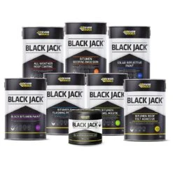 Bitumen Roof Felt Adhesive From Black Jack - 5 Litres -Insulation Materials Shop everbuild black jack range