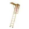 Fakro Thermo 3 Section Wooden Loft Ladder 2.8m Length -Insulation Materials Shop fakro ltk thermo wooden energy efficient loft ladder