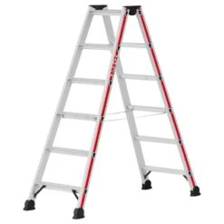 Hymer 4024 2 Section Double Sided Stepladder -Insulation Materials Shop hymer 4024 2 section double sided stepladder 1.38m 1.53m