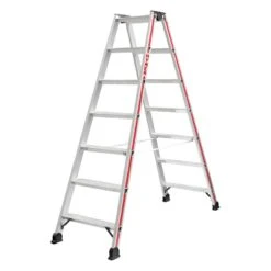 Hymer 4024 2 Section Double Sided Stepladder -Insulation Materials Shop hymer 4024 2 section double sided stepladder 1.61m 1.79m