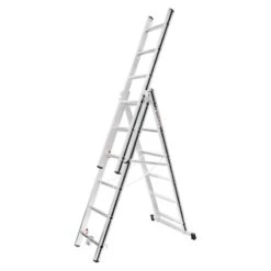 Hymer AluPro 3 Section Black Line Fixed Stabiliser Bar Combination Ladder