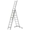 Hymer AluPro 3 Section Black Line Smart Base Combination Ladder -Insulation Materials Shop hymer alupro 3 section black line smart base combination ladder 2.41m 5.21m
