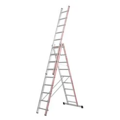 Hymer Red Line 3 Section Combination Ladder -Insulation Materials Shop hymer red line 3 section combination ladder 2.63m 6.55m 1631717586