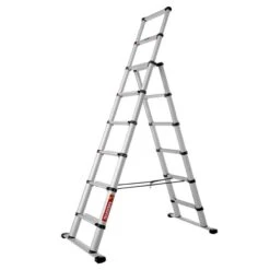 Telesteps Combi Line Telescopic Combination Ladder -Insulation Materials Shop hymer telesteps combi line telescopic combination ladder 2.3 meters fully extended