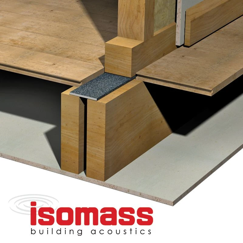 Isomass Isocheck Acoustic Wall Isolation Strip - 25mm X 5mm X 25m 4 Isomass Isocheck Acoustic Wall Isolation Strip - 25mm X 5mm X 25m - Image 2