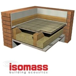 Isomass Monodeck 30T T&G Acoustic Deck - 2400mm X 600mm -Insulation Materials Shop isomass monodeck 26t 30t 3d q4hnfdnfxl