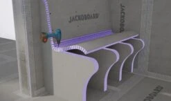 JACKOBOARD Flexo Creative Board Horizontal Slits 1300 X 600 X 50mm -Insulation Materials Shop jackoboard flexo bench installation sclicob4tn