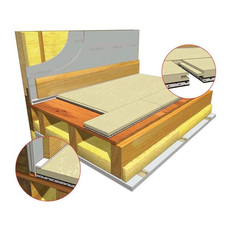 JCW Sound Insulation Board Supreme 24 Acoustic Insulation Board - 1.2m X 600mm X 24mm 4 JCW Sound Insulation Board Supreme 24 Acoustic Insulation Board - 1.2m X 600mm X 24mm - Image 2