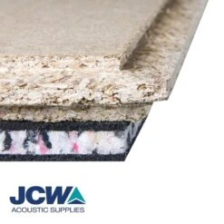 JCW Acoustic Deck 37C Direct To Joist Insulation Board - 2.4m X 600mm X 37mm -Insulation Materials Shop jcw acoustics deck 37c chipboard 41658