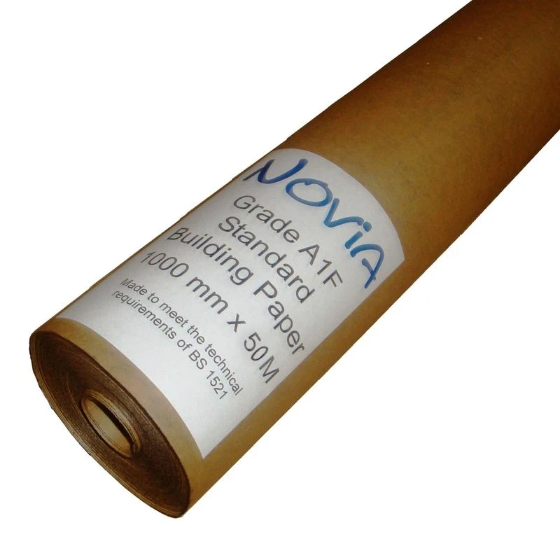 Novia A1F Grade Standard Building Paper To BS 1521 - 50m X 1m 3 Novia A1F Grade Standard Building Paper To BS 1521 - 50m X 1m
