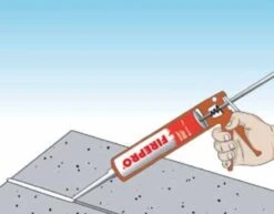 ROCKWOOL Fire Rated Silicone Sealant 310ml (25 Units Per Box) -Insulation Materials Shop rockwool fire resistant silicone sealant application n2jzb09lhl