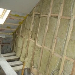 ROCKWOOL Flexi Slab Acoustic Insulation 1200mm X 600mm X 140mm- 2.88m2 Pack -Insulation Materials Shop rockwool slabs installed 38574 2