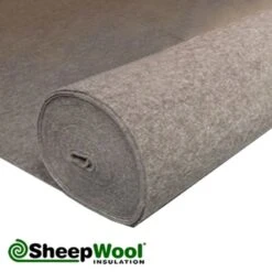 Acoustic SilentWool Floor Insulation With Breather Paper - 25m X 1m 9 Acoustic SilentWool Floor Insulation With Breather Paper - 25m X 1m -Insulation Materials Shop sheep wool insulation silent wool floor 41119