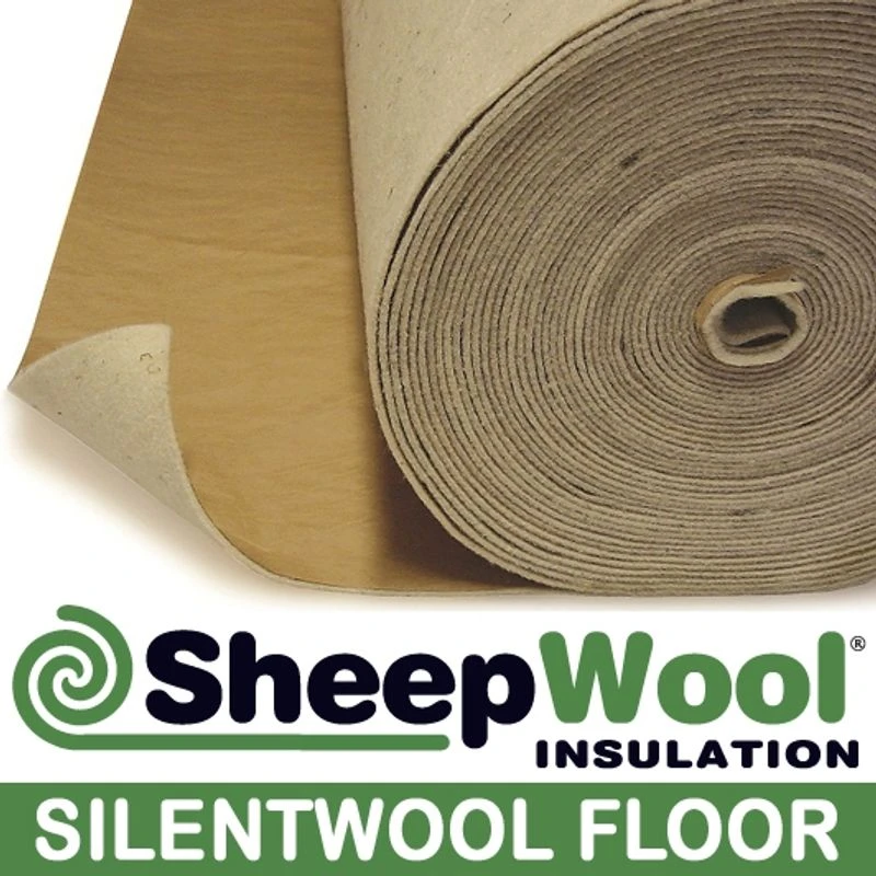 Acoustic SilentWool Floor Insulation With Breather Paper - 25m X 1m 5 Acoustic SilentWool Floor Insulation With Breather Paper - 25m X 1m - Image 3