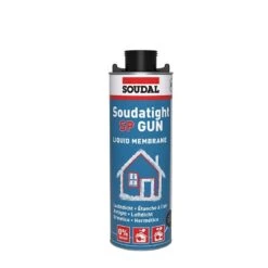 Soudal Soudatight SP Gun Sprayable Airtight Liquid Membrane - 1kg Black