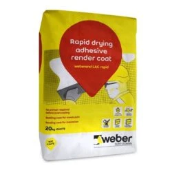 Saint Gobain Weberend LAC Rapid Drying Adhesive Render Coat White - 20kg