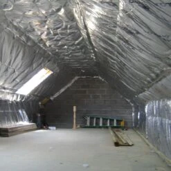 SuperFOIL SF19+ Multi-layer Thermal Insulation - 1.2m X 10m -Insulation Materials Shop superfoil sf19 plus installed