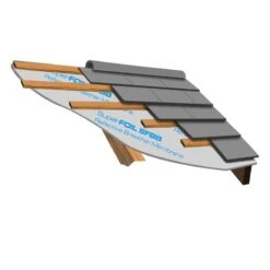 Reflective Breather Membrane Felt Underlay SuperFOIL SFBB - 25m X 1.5m -Insulation Materials Shop superfoil sfbb installed ytoan688ym