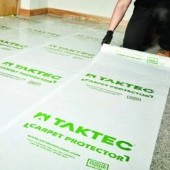 Taktec C600 White Premium Carpet Protector - 60m2 Coverage -Insulation Materials Shop taktec c600 white premium carpet protector 60m2 coverage floor
