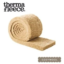 Sheeps Wool Loft Insulation CosyWool By Thermafleece 140mm X 570mm - 5.24m2 -Insulation Materials Shop thermafleece cosywool sheeps wool insulation 140mm x 570mm 5.24m2 14490