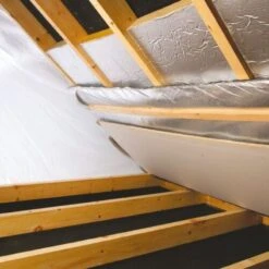 TLX Silver Thinsulex Multifoil Roofing Insulation Vapour Barrier - 1.2m X 10m Roll -Insulation Materials Shop tlx silver multifoil insulation loftshot