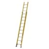 Werner Alflo Trade Fibreglass Extension Ladder - BS EN131 -Insulation Materials Shop werner alflo fiberglass trade double extension ladder