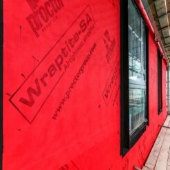 A Proctor Group Wraptite External Air Tightness Barrier Membrane - 50m X 1.5m Roll -Insulation Materials Shop wraptite image project