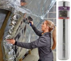 YBS SuperQuilt Lite Multifoil Insulation - 1.5m X 10m Roll -Insulation Materials Shop ybs 1.5m x 10m superquilt lite insulation lifestyle 2 1