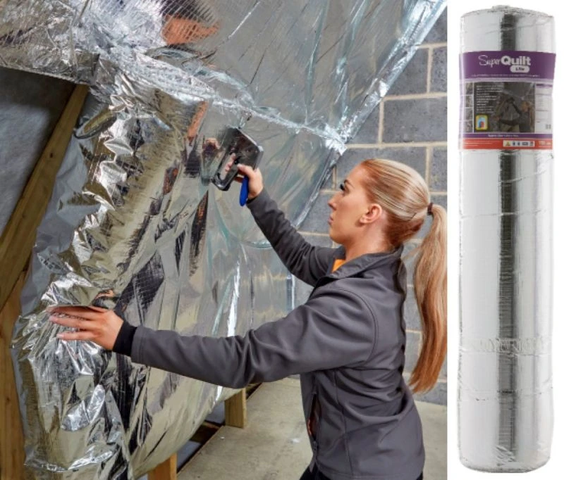 YBS SuperQuilt Lite Multi-Foil Insulation - 1.2m X 10m Roll 6 YBS SuperQuilt Lite Multi-Foil Insulation - 1.2m X 10m Roll - Image 4