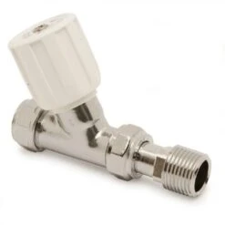 Pegler Yorkshire Terrier 368CP Wheel-handle Radiator Valve - 15mm X 1/2 Inch